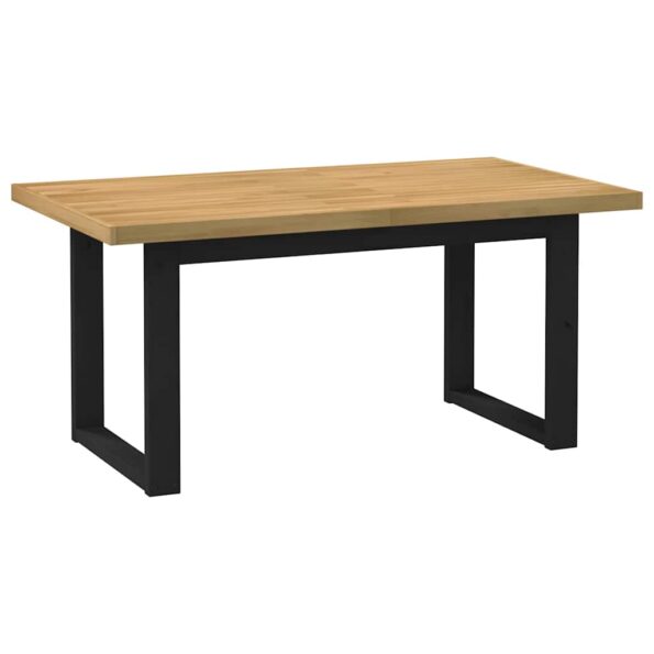 VXL8721158503268_a_en_hd_1.jpg vidaXL Jedálenský stôl NOAIN nohy v tvare U, 160x90x75 cm, borovicový – Obrázok 1