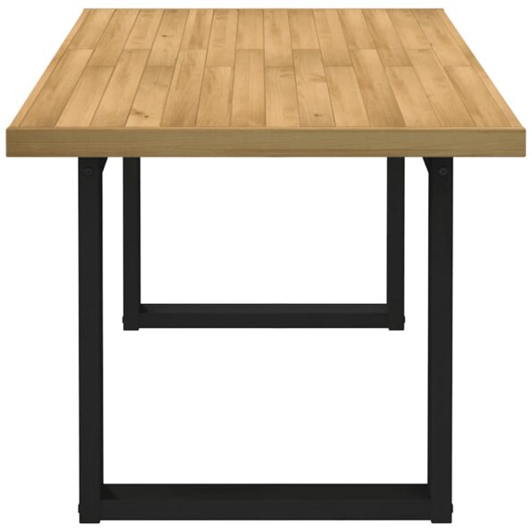 VXL8721158503268_g_en_hd_3.jpg vidaXL Jedálenský stôl NOAIN nohy v tvare U, 160x90x75 cm, borovicový – Obrázok 4