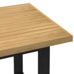 vidaXL Jedálenský stôl NOAIN nohy v tvare U, 160x90x75 cm, borovicový – Obrázok 6
