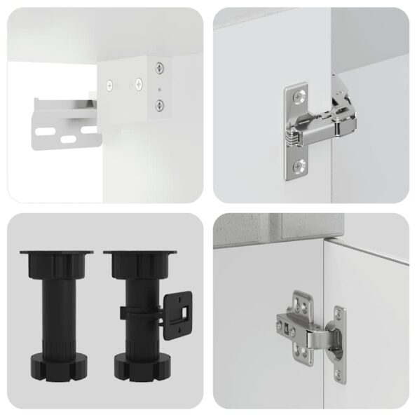 vidaXL 4-dielna sada kuchynských skriniek Kalmar, kompozitné drevo – Obrázok 6