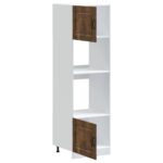 VidaXL Skrinky na pec 2 ks Lucca, údený dub, kompozitné drevo – Obrázok 5