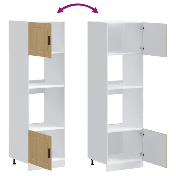 VidaXL Skrinky na pec 2 ks Porto, dub sonoma, kompozitné drevo – Obrázok 8