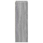 vidaXL Knižnica sivá sonoma 40x24x76 cm kompozitné drevo – Obrázok 5