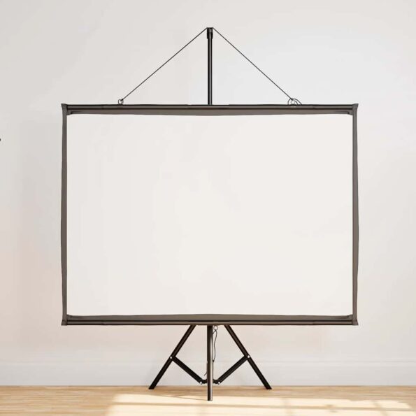 vidaXL Projekčné plátno so statívom 72 palcov 4:3 – Obrázok 3