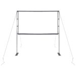 Projekčné plátno vidaXL so stojanmi 84 palcov 16:9 – Obrázok 3