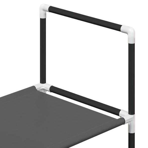 VidaXL Stojan na topánky 4-vrstvový čierny 44x28x77 cm netkaná látka – Obrázok 7