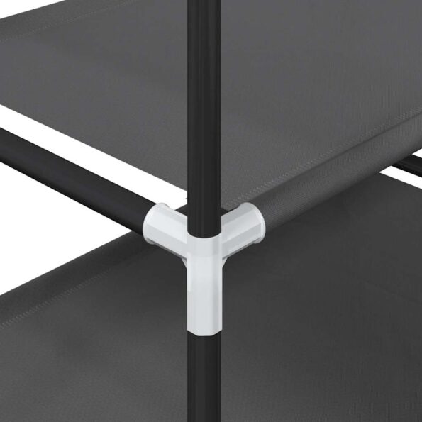 VidaXL Stojan na topánky 4-vrstvový čierny 44x28x77 cm netkaná látka – Obrázok 8