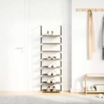 VidaXL Stojan na topánky 8-vrstvový čierny 44x28x145 cm netkaná látka – Obrázok 4