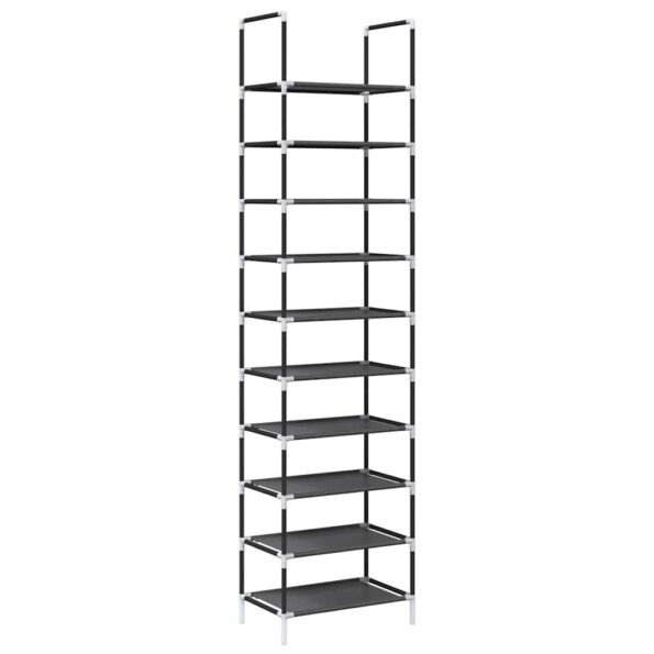 VXL8721158510167_a_en_hd_1.jpg VidaXL Stojan na topánky 10-vrstvový čierny 44x28x180 cm netkaná látka – Obrázok 2