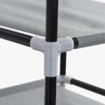 vidaXL skrinka na topánky sivá 60,5x30x97 cm netkaná textília – Obrázok 11