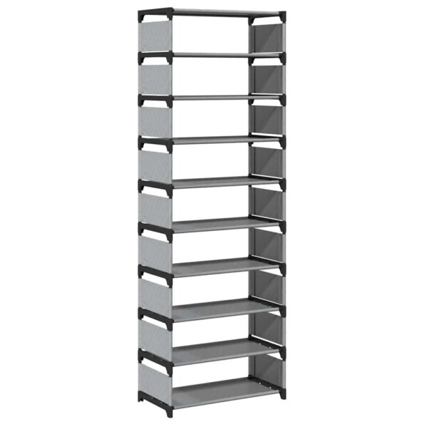 VXL8721158510204_a_en_hd_1.jpg VidaXL Stojan na topánky 10-vrstvový sivý 54x28x158 cm netkaná látka – Obrázok 2