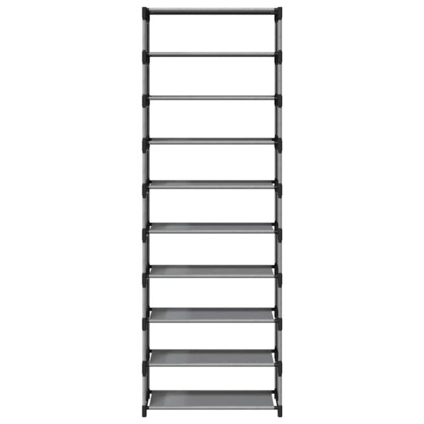 VXL8721158510204_g_en_hd_3.jpg VidaXL Stojan na topánky 10-vrstvový sivý 54x28x158 cm netkaná látka – Obrázok 5