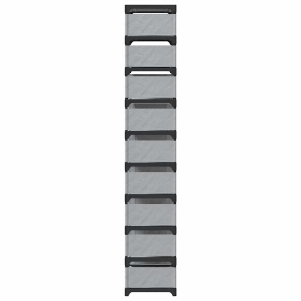 VXL8721158510204_g_en_hd_4.jpg VidaXL Stojan na topánky 10-vrstvový sivý 54x28x158 cm netkaná látka – Obrázok 6