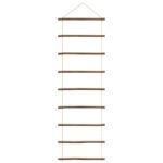 vidaXL Nástenná dekorácia v tvare rebríka 50x150 cm prírodná vetva – Obrázok 4