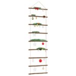 vidaXL Nástenná dekorácia v tvare rebríka 50x150 cm prírodná vetva