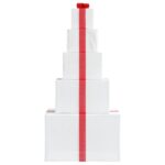 vidaXL Vianočná dekorácia Darčeková krabička 250 LED diód Teplá biela – Obrázok 4