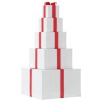 vidaXL Vianočná dekorácia Darčeková krabička 250 LED diód Teplá biela – Obrázok 5