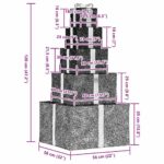 vidaXL Vianočná dekorácia Darčeková krabička 250 LED diód Teplá biela – Obrázok 10