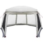 VidaXL Stan pri bazéne s odnímateľnými stenami zo sieťoviny 618x532 cm – Obrázok 7