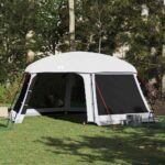 VidaXL Stan pri bazéne s odnímateľnými stenami zo sieťoviny 618x532 cm