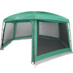 VidaXL Stan pri bazéne s odnímateľnými stenami zo sieťoviny 670x590 cm – Obrázok 8