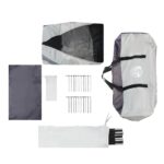 VidaXL Stan pri bazéne s odnímateľnými stenami zo sieťoviny 510x510 cm – Obrázok 12