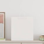 vidaXL Papierové tašky 250 ks s rúčkami, biele, 45x17x48 cm – Obrázok 2