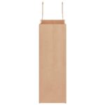 vidaXL Papierové tašky 50 ks s rúčkami, hnedá, 21x11x31 cm – Obrázok 6