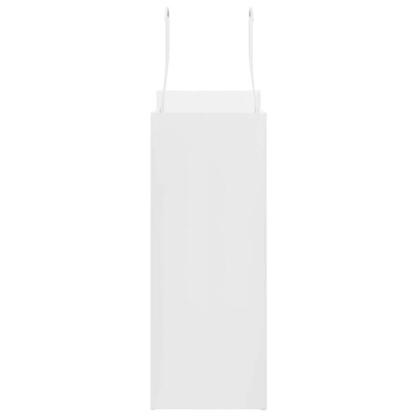 vidaXL Papierové tašky 250 ks s rúčkami, biele, 21x11x28 cm – Obrázok 6