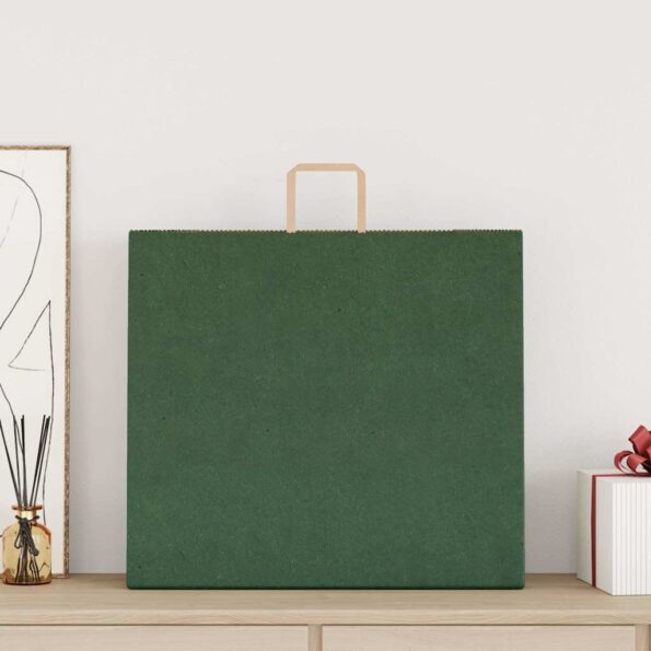 VXL8721158519061_g_en_hd_1.jpg vidaXL Papierové tašky 250 ks s rúčkami, zelené, 54x15x49 cm – Obrázok 2