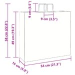 vidaXL Papierové tašky 250 ks s rúčkami, zelené, 54x15x49 cm – Obrázok 11