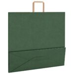 vidaXL Papierové tašky 250 ks s rúčkami, zelené, 54x15x49 cm – Obrázok 9