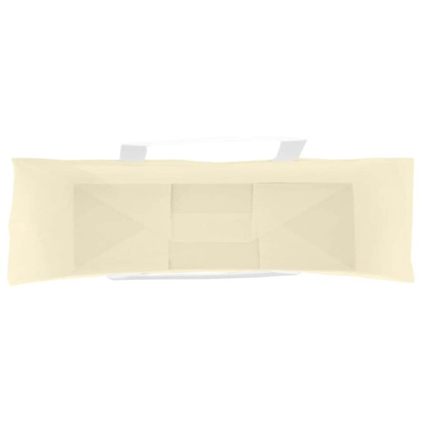 vidaXL Papierové tašky 250 ks s rúčkami, žlté, 54x15x49 cm – Obrázok 8