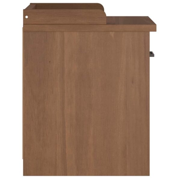 vidaXL Lavica do predsiene SANDNES 45x40x50 cm borovicový masív – Obrázok 7