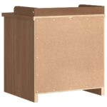 vidaXL Lavica do predsiene SANDNES 45x40x50 cm borovicový masív – Obrázok 8