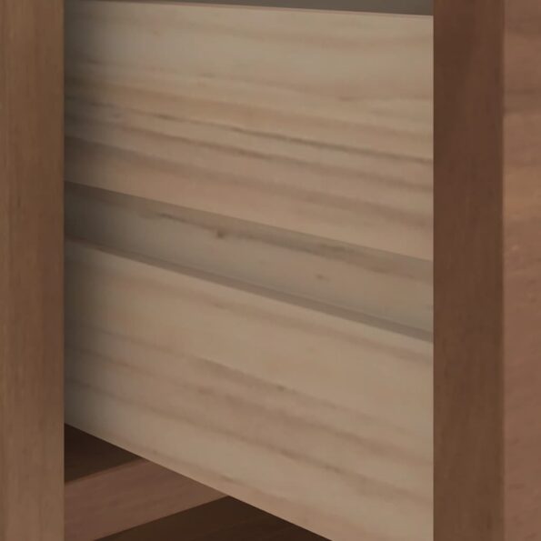 vidaXL Lavica do predsiene SANDNES 45x40x50 cm borovicový masív – Obrázok 10