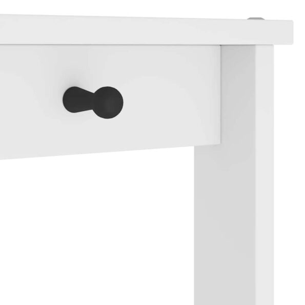 vidaXL Halový strom SANDENS biela 87x40x159,5 cm masívna borovica – Obrázok 10