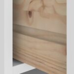 vidaXL Halový strom SANDENS biela 87x40x159,5 cm masívna borovica – Obrázok 11