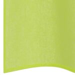 vidaXL Voálové závesy s priechodkami 2 ks Apple Green 140x225 cm – Obrázok 6