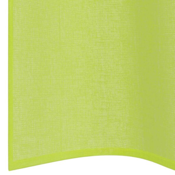 vidaXL Voálové závesy s priechodkami 2 ks Apple Green 140x225 cm – Obrázok 6