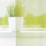 vidaXL Voálové závesy s priechodkami 2 ks Apple Green 140x300 cm – Obrázok 3