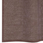 vidaXL Voálové závesy s priechodkami 2 ks Hnedá 140x245 cm – Obrázok 6