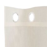 vidaXL voálové závesy s priechodkami 2 ks krémové 140x245 cm – Obrázok 5