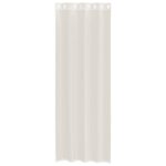 vidaXL voálové závesy s priechodkami 2 ks krémové 140x300 cm – Obrázok 4