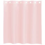 vidaXL Voálové závesy s priechodkami 2 ks svetloružové 140x140 cm – Obrázok 4