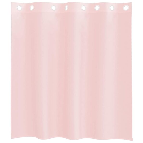 vidaXL Voálové závesy s priechodkami 2 ks svetloružové 140x140 cm – Obrázok 4