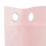 vidaXL voálové závesy s priechodkami 2 ks svetloružové 140x175 cm – Obrázok 5