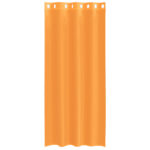 vidaXL voálové závesy s priechodkami 2 ks oranžové 140x225 cm – Obrázok 4