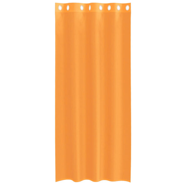 vidaXL voálové závesy s priechodkami 2 ks oranžové 140x225 cm – Obrázok 4