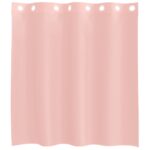 vidaXL Voálové závesy s priechodkami 2 ks Ružové 140x140 cm – Obrázok 4